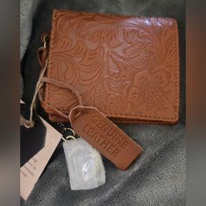 New Brown Genuine Leather Wallet / Credit Card Holder